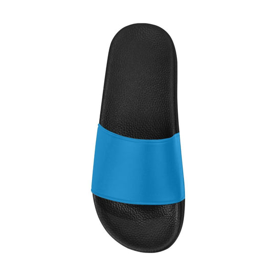 Womens Slides, Flip Flop Sandals, Carolina Blue