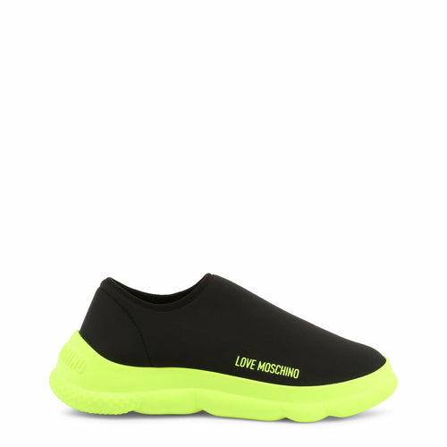 Neon Green Slip-On Shoes