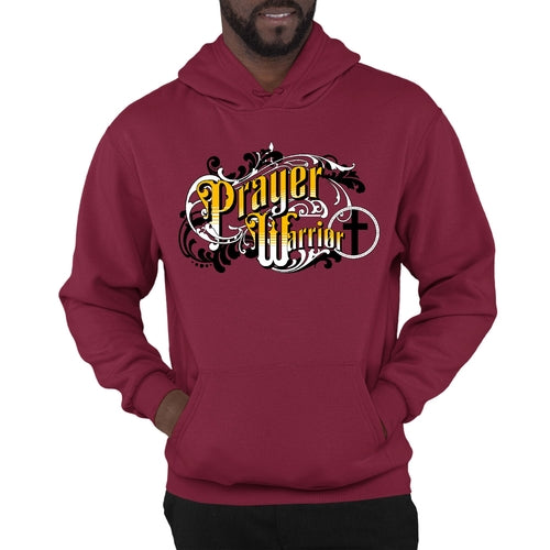 Herren Kapuzenpullover Prayer Warrior Christian Inspiration, S6