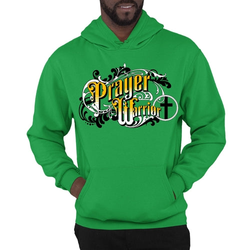 Herren Kapuzenpullover Prayer Warrior Christian Inspiration, S6