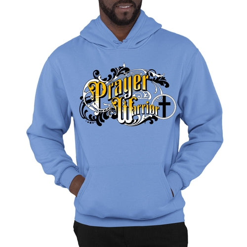 Sudadera con capucha para hombre Oración Guerrero Inspiración cristiana, S6