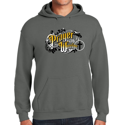 Herren Kapuzenpullover Prayer Warrior Christian Inspiration, S6