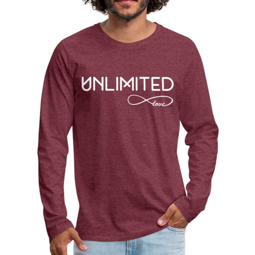 Herrenhemd, Unlimited Love Langarm-T-Shirt