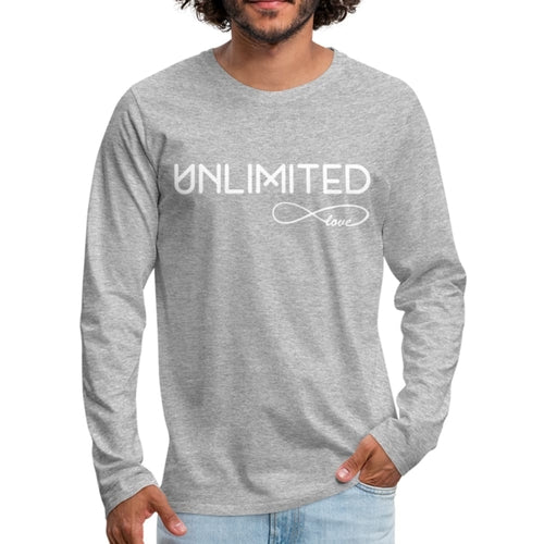 Herrenhemd, Unlimited Love Langarm-T-Shirt