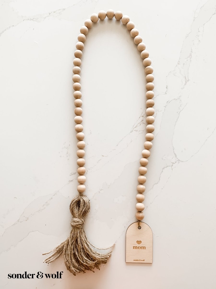 Mom Garland with Jute Tassel