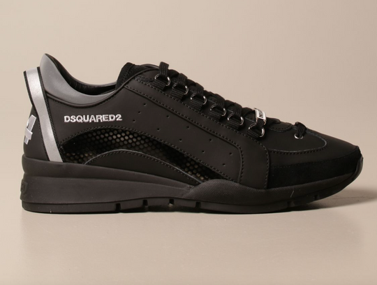 Dsquared² Black Leather Sneaker