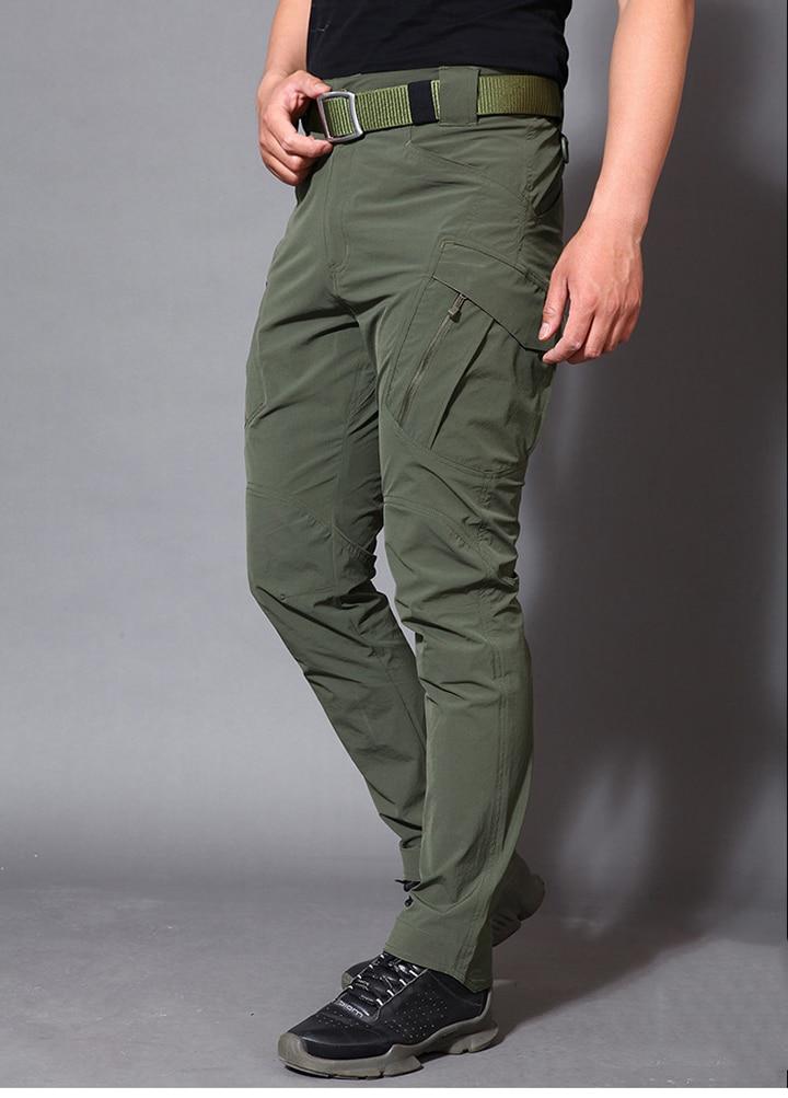 Pantalones tácticos ligeros de verano, pantalones Cargo impermeables para hombres,