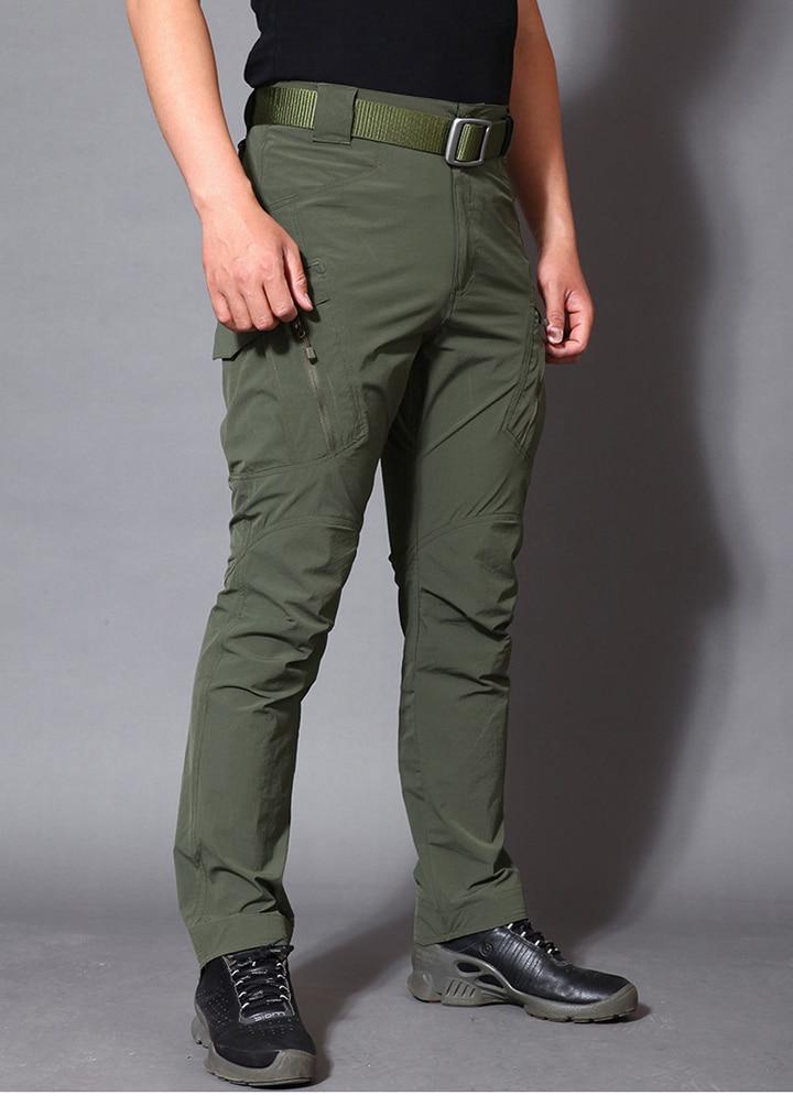 Pantalones tácticos ligeros de verano, pantalones Cargo impermeables para hombres,