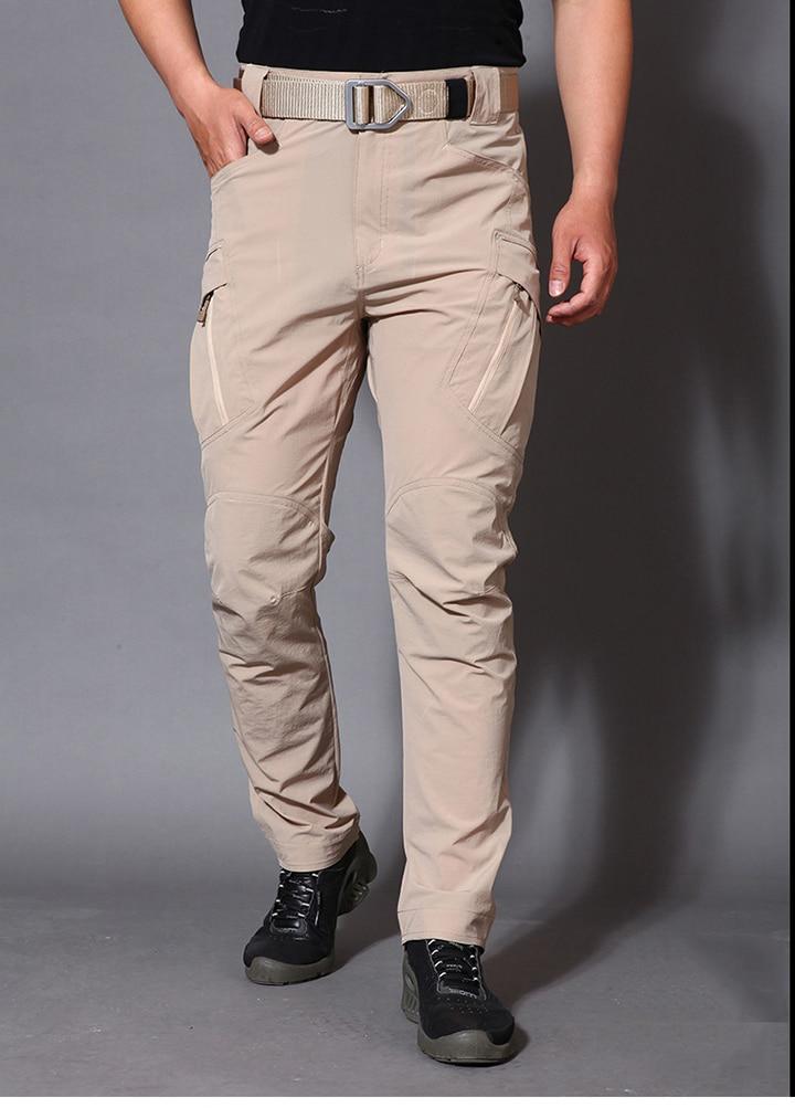 Pantalones tácticos ligeros de verano, pantalones Cargo impermeables para hombres,