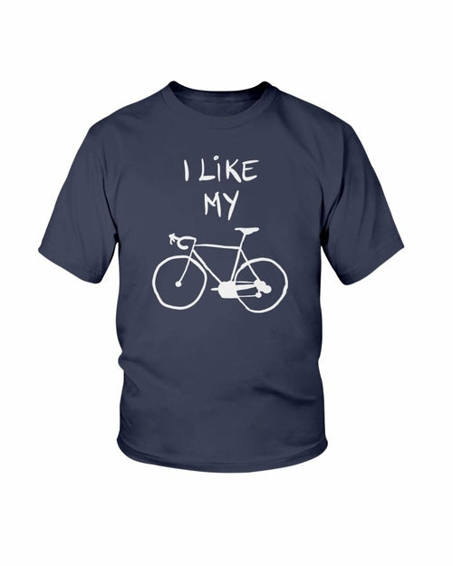 Me gusta mi bicicleta- Arte conceptual - Camiseta juvenil Unisex 