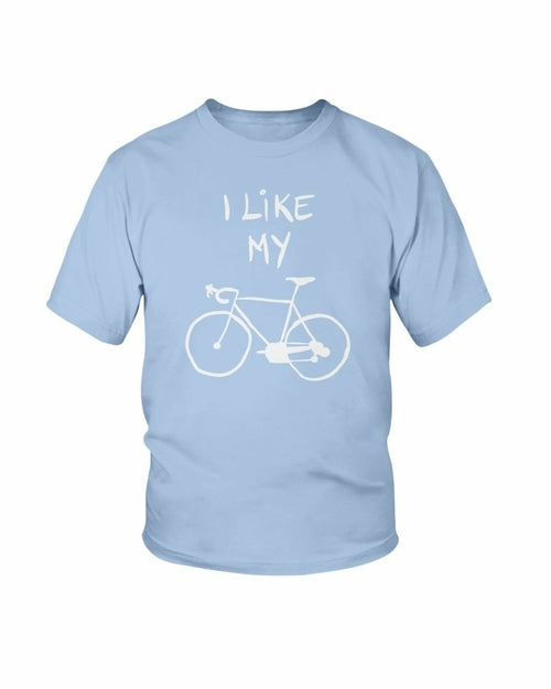 Me gusta mi bicicleta- Arte conceptual - Camiseta juvenil Unisex 