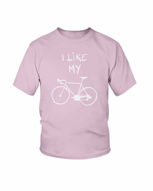 Me gusta mi bicicleta- Arte conceptual - Camiseta juvenil Unisex 