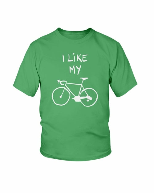 Me gusta mi bicicleta- Arte conceptual - Camiseta juvenil Unisex 