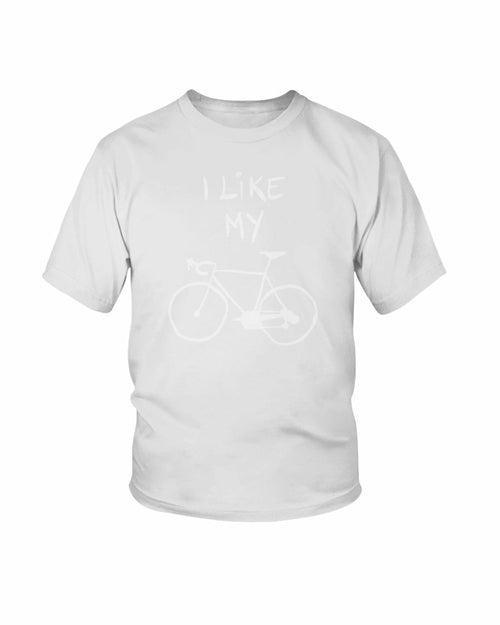 Me gusta mi bicicleta- Arte conceptual - Camiseta juvenil Unisex 