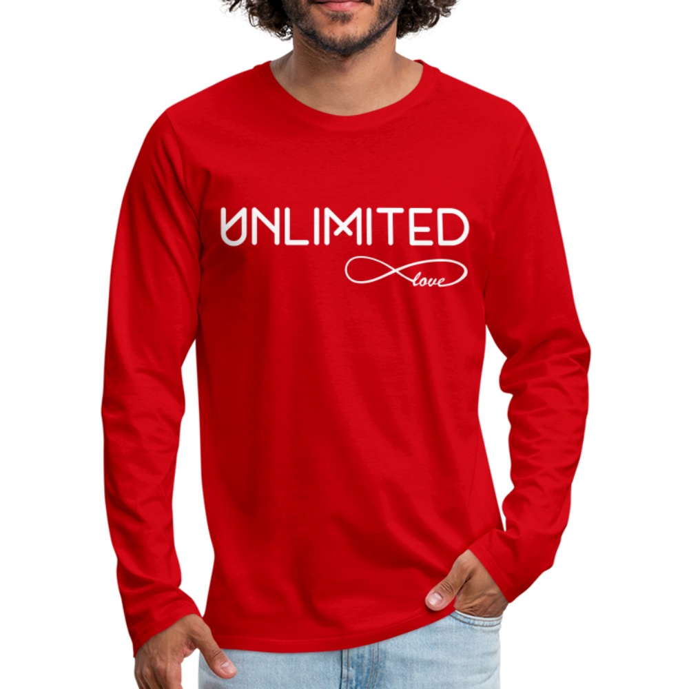 Herrenhemd, Unlimited Love Langarm-T-Shirt