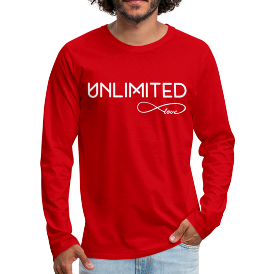 Herrenhemd, Unlimited Love Langarm-T-Shirt