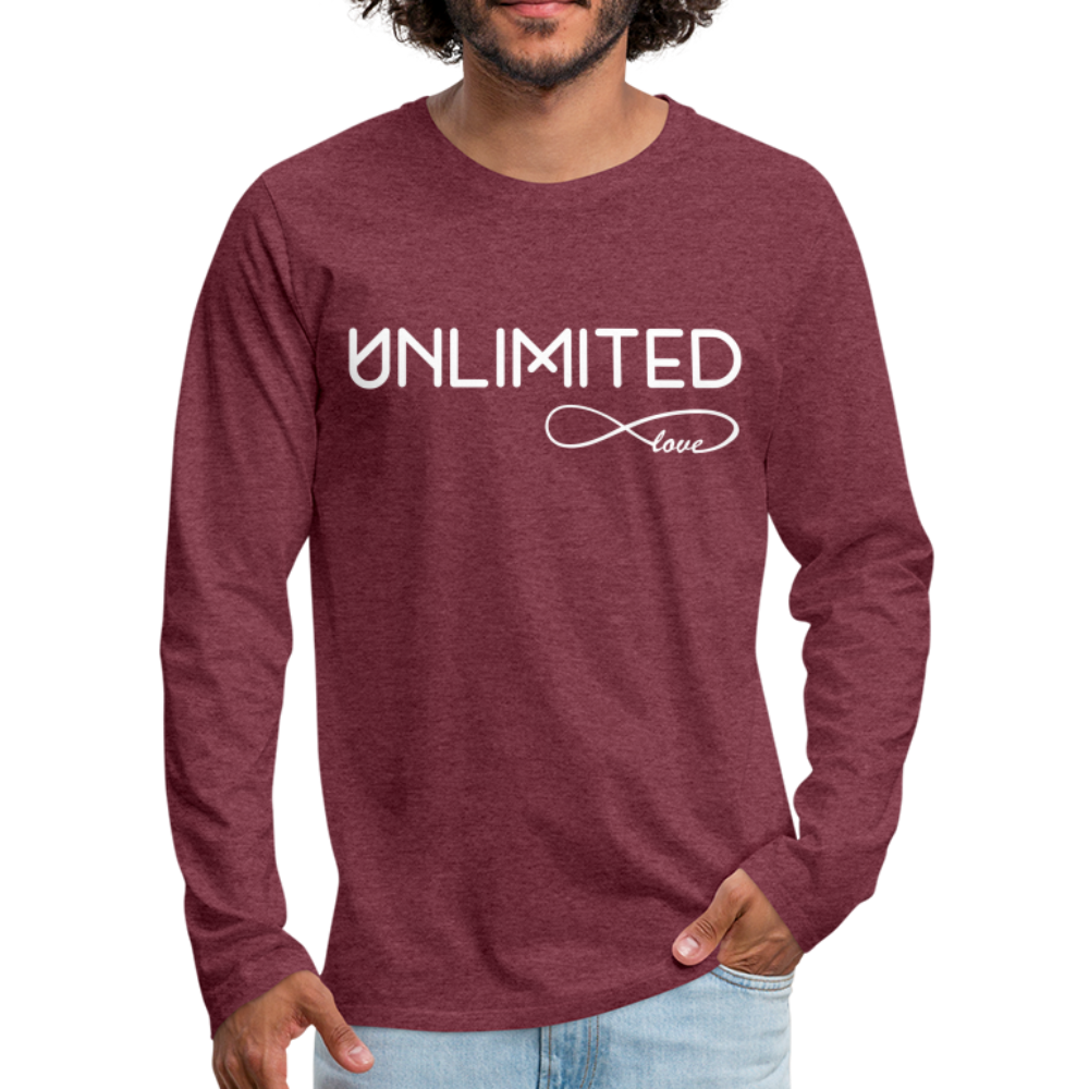 Herrenhemd, Unlimited Love Langarm-T-Shirt