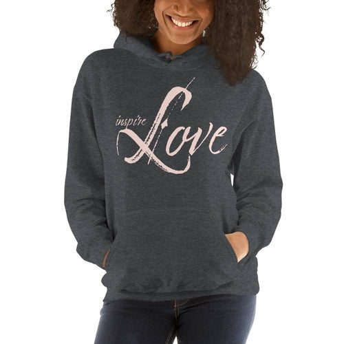 Womens Hoodie - Pullover Hooded Sweatshirt - Graphic/inspire Love