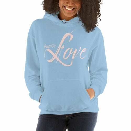 Womens Hoodie - Pullover Hooded Sweatshirt - Graphic/inspire Love