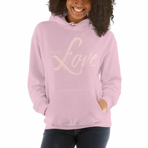 Womens Hoodie - Pullover Hooded Sweatshirt - Graphic/inspire Love