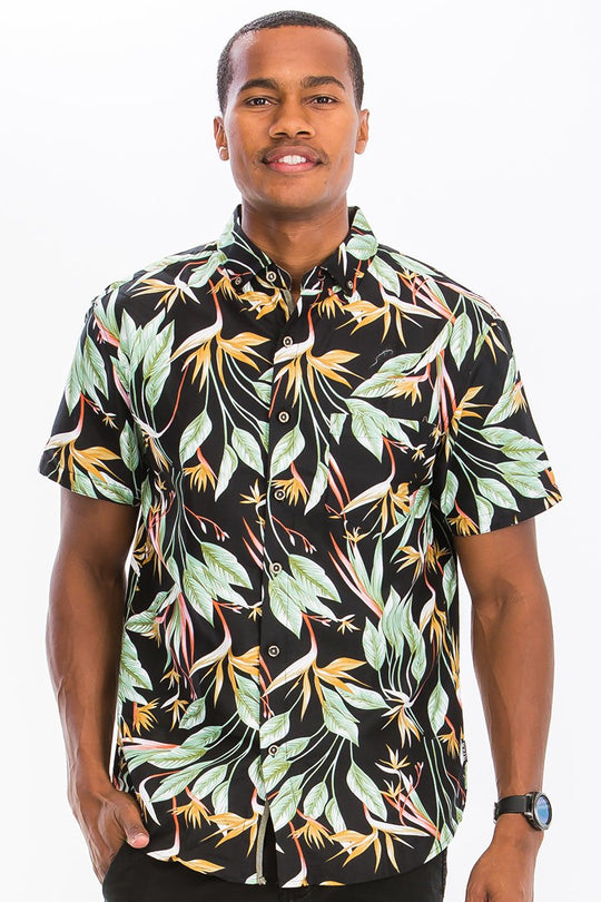 HAWAIIANISCHES BUTTON-DOWN-HEMD